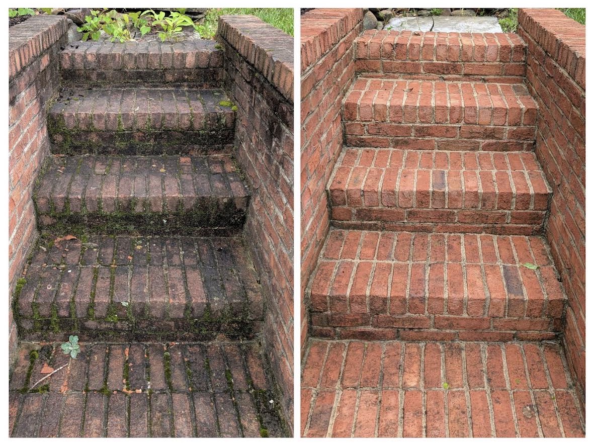 Brick Step Cleaning